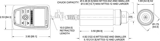 Mark-10 Cap Torque Gauges Series TT03C Specs