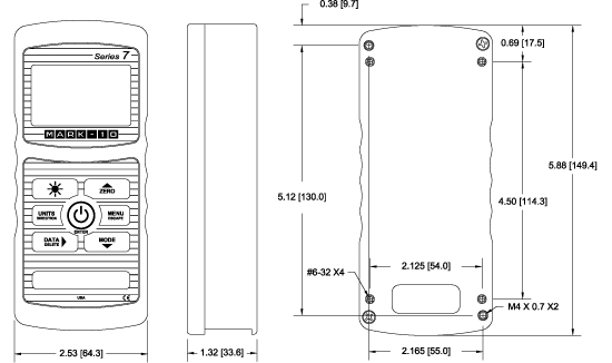 Mark-10 M7i Force/Torque Indicator Specs